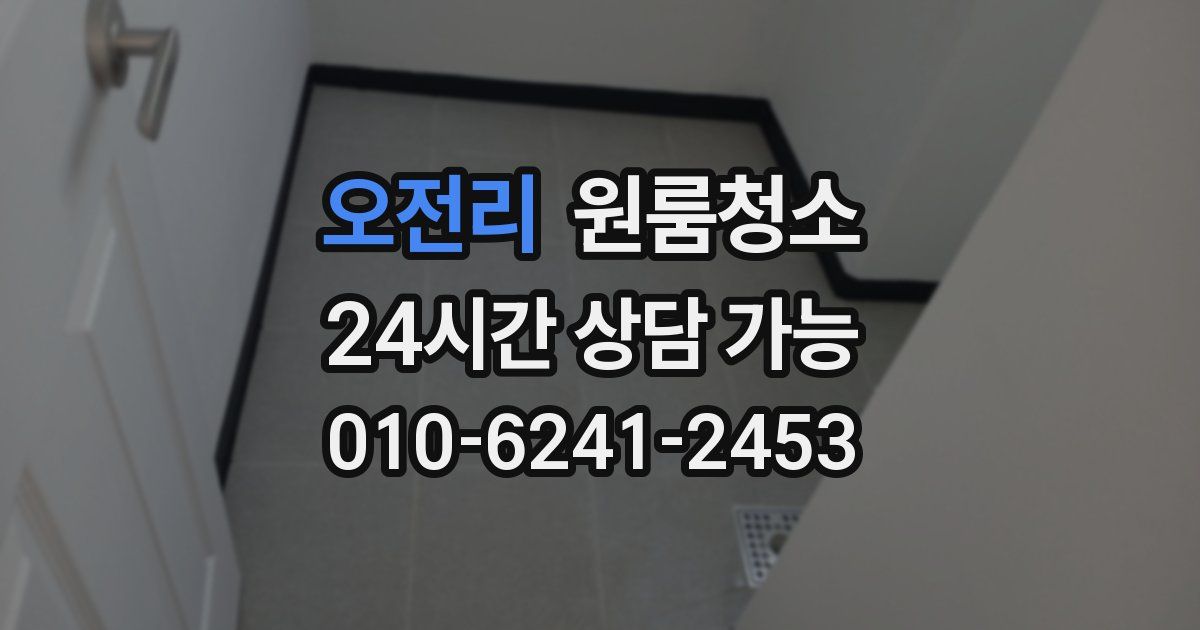 오전리 입주청소