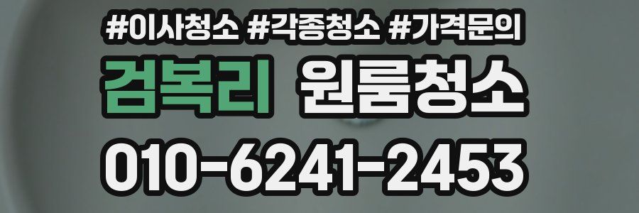 검복리 이사청소