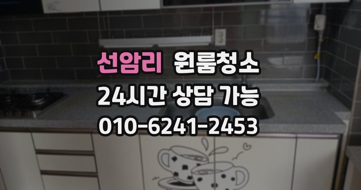 선암리 입주청소