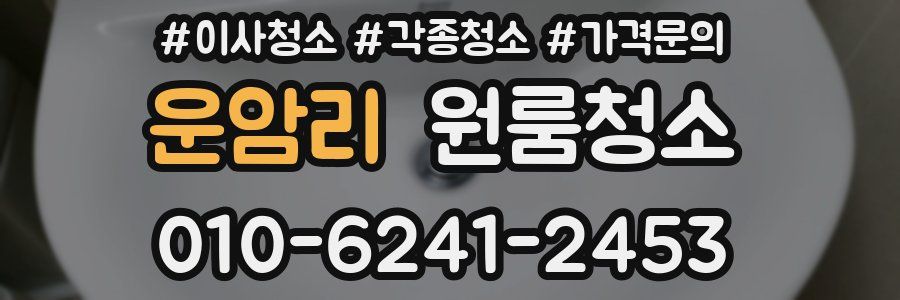 운암리 이사청소