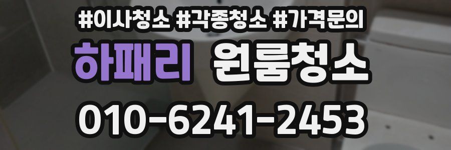 하패리 이사청소