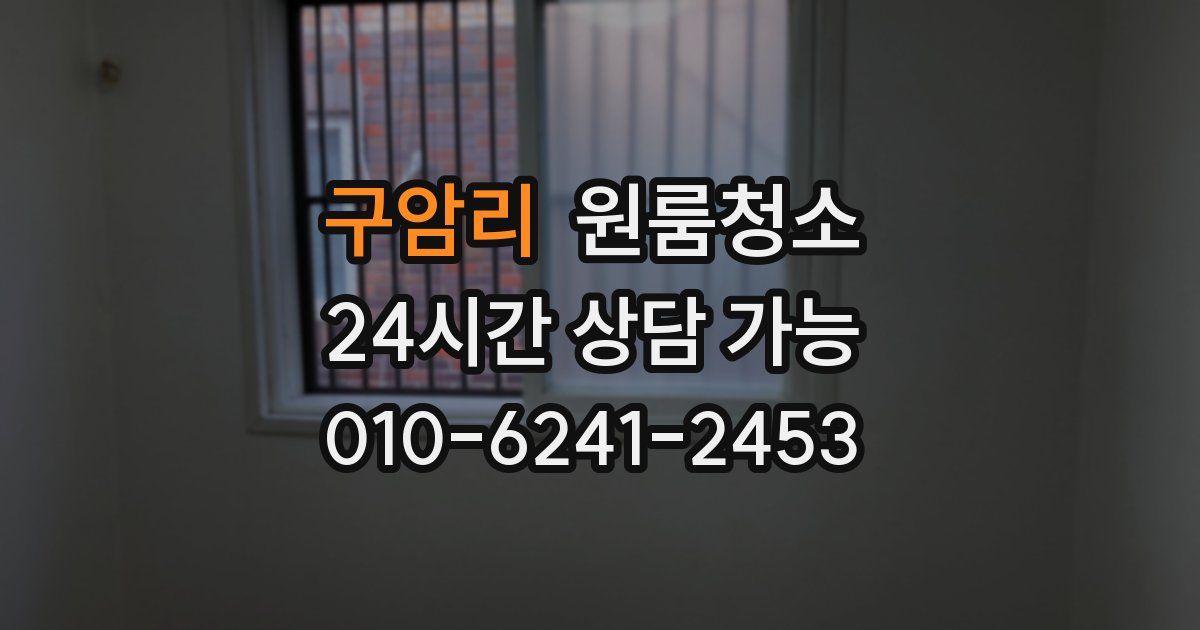 구암리 입주청소