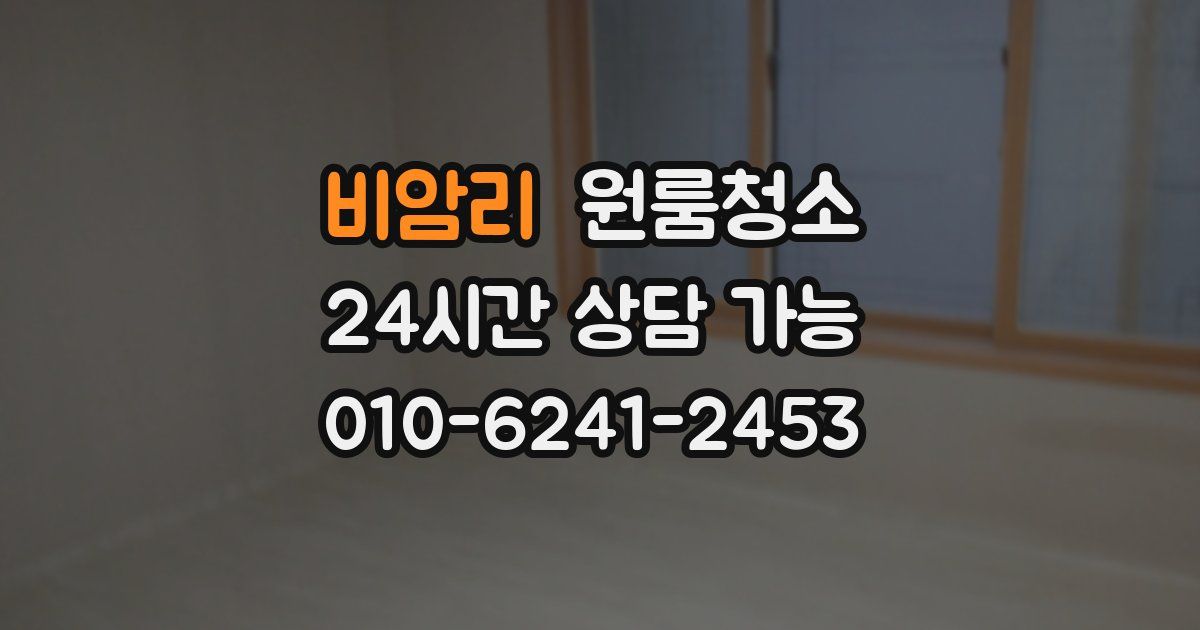 비암리 입주청소