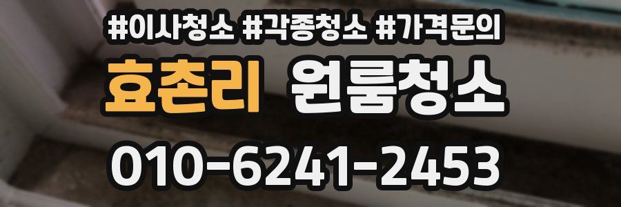 효촌리 이사청소