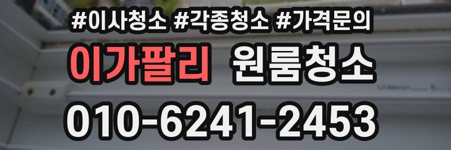 이가팔리 이사청소