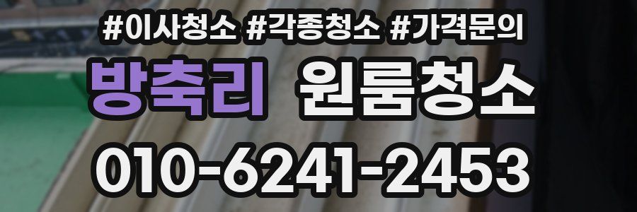 방축리 이사청소