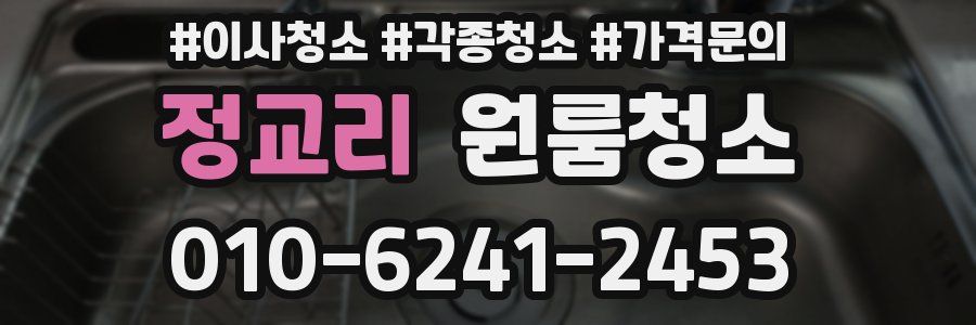 정교리 이사청소