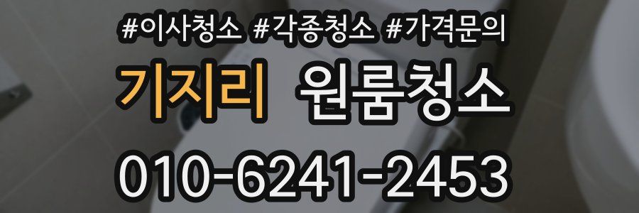 기지리 이사청소