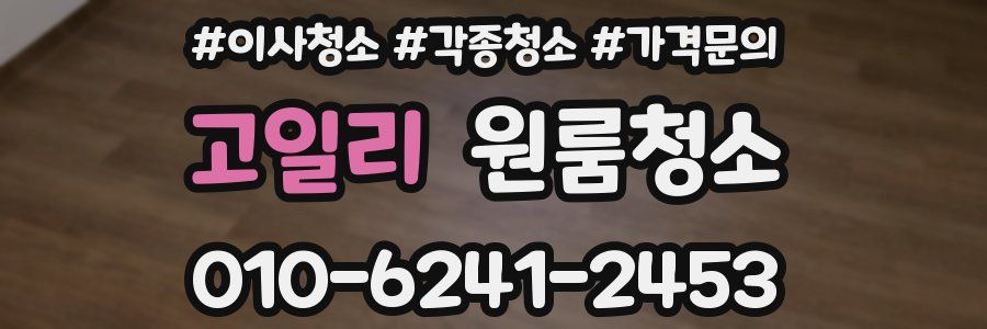 고일리 이사청소