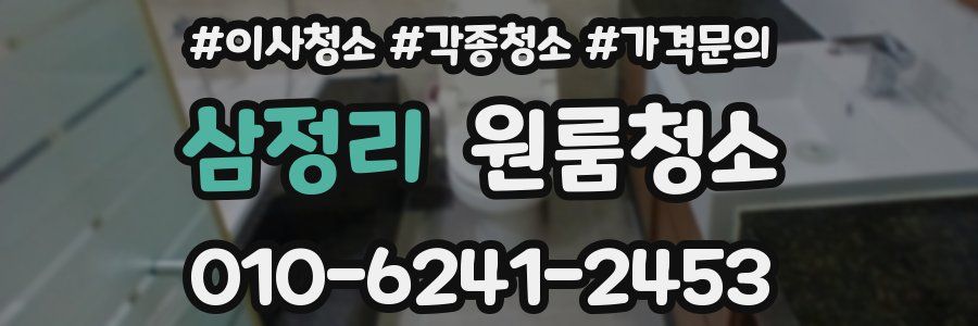 삼정리 이사청소