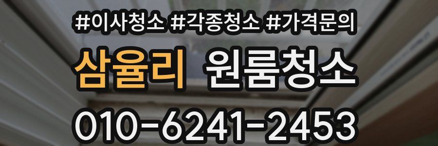 삼율리 이사청소