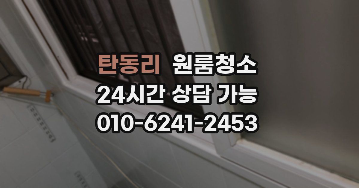 탄동리 입주청소