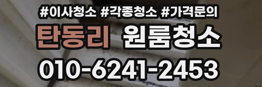 탄동리 이사청소