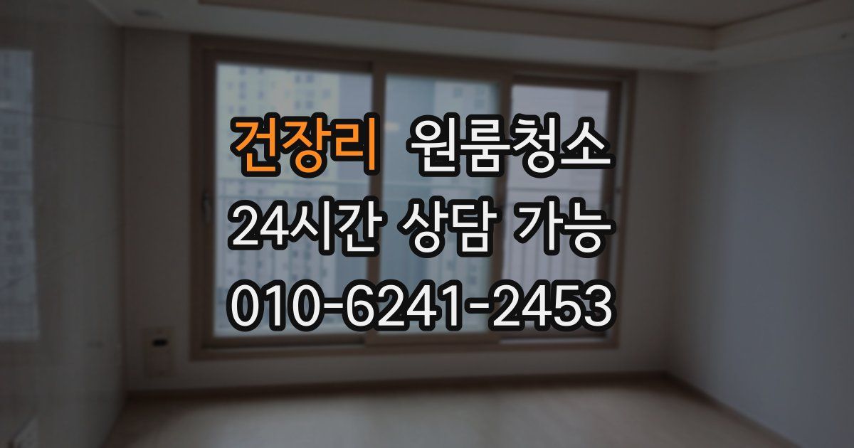 건장리 입주청소