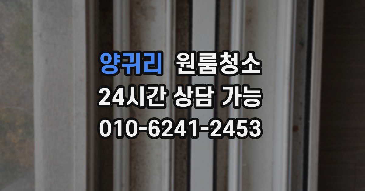 양귀리 입주청소