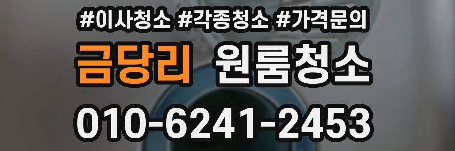 금당리 이사청소