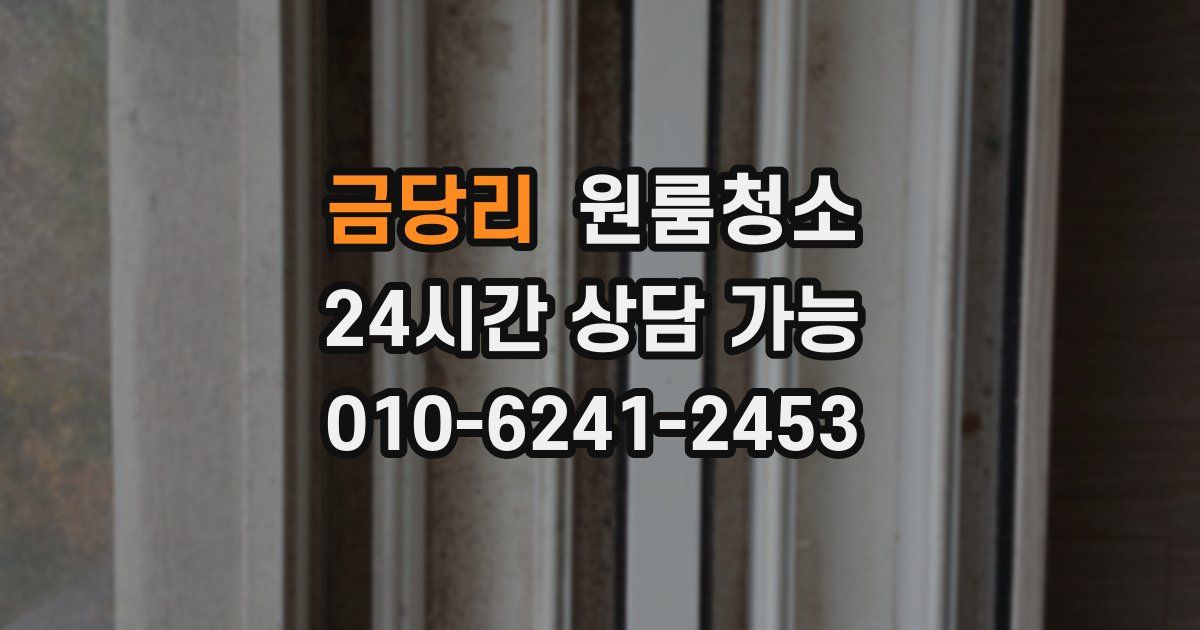 금당리 입주청소