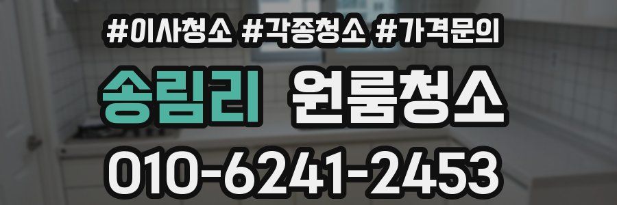 송림리 이사청소