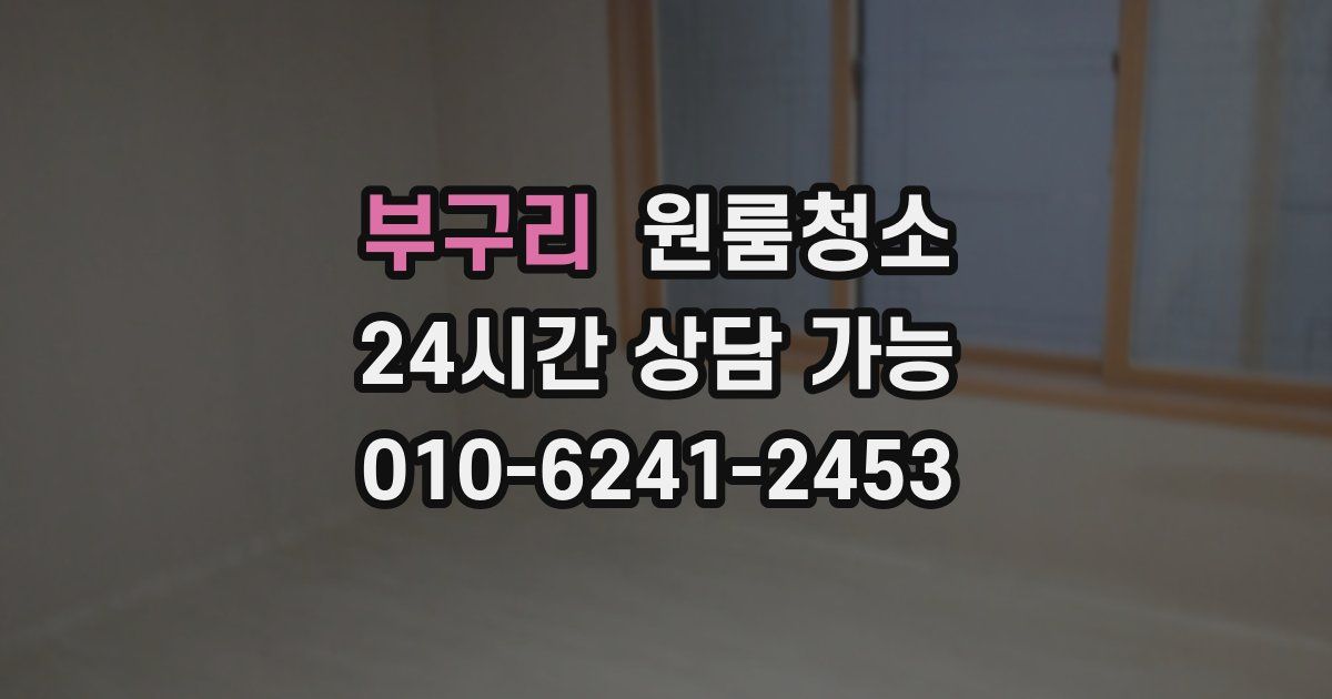 부구리 입주청소