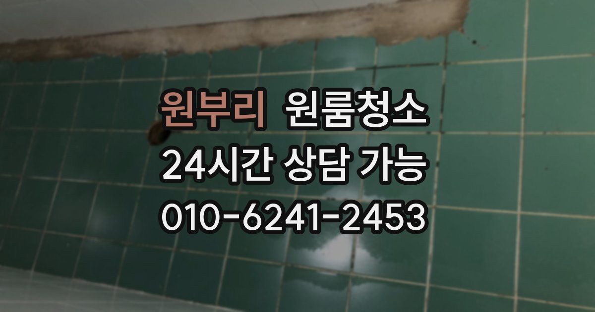 원부리 입주청소