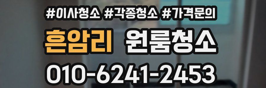 흔암리 이사청소