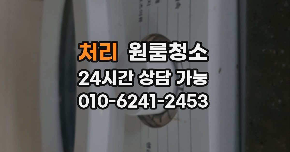 처리 입주청소