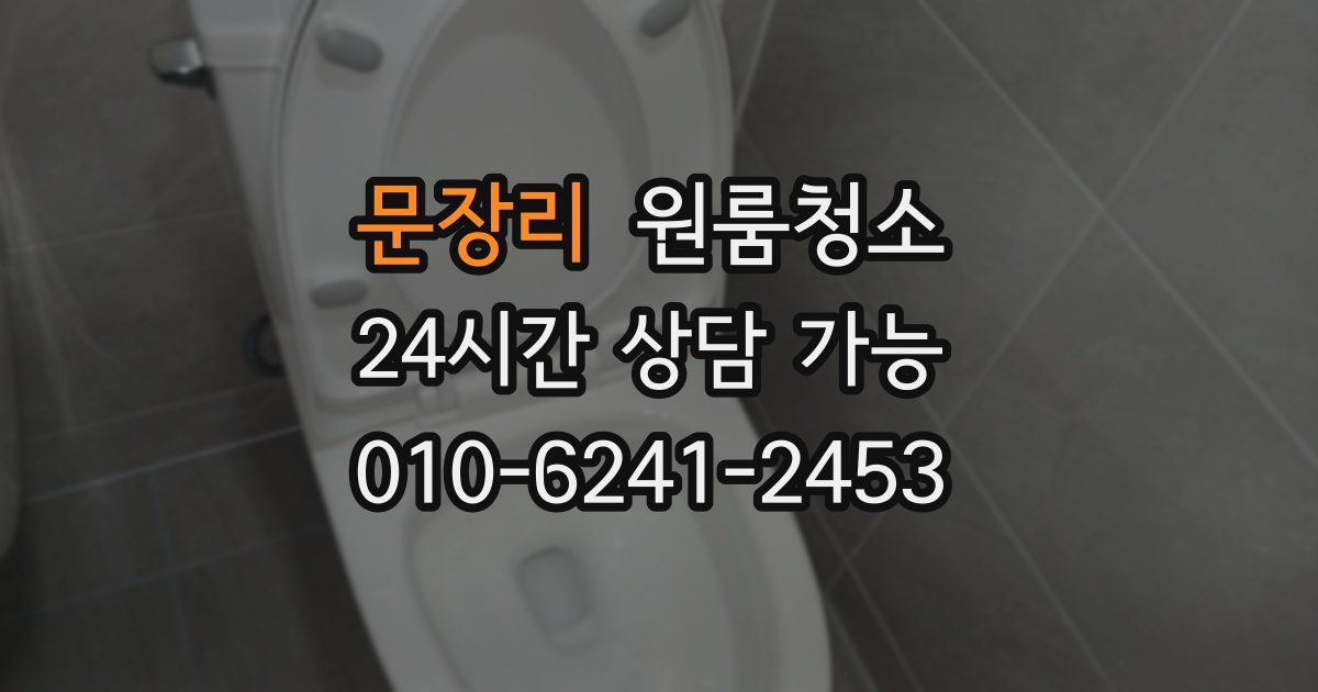 문장리 입주청소