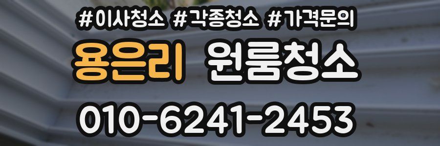 용은리 이사청소