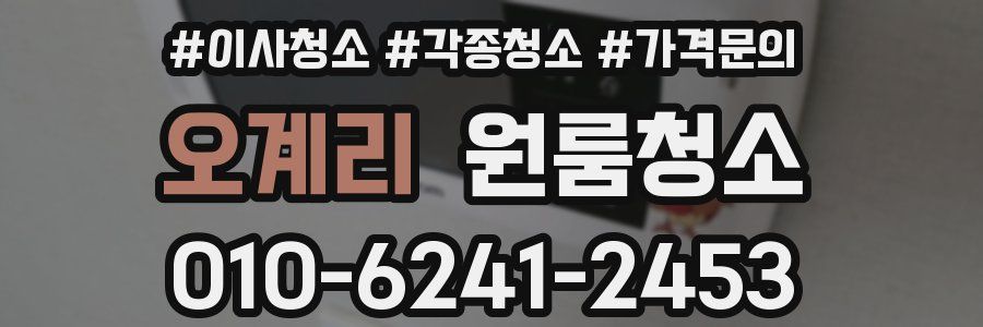 오계리 이사청소