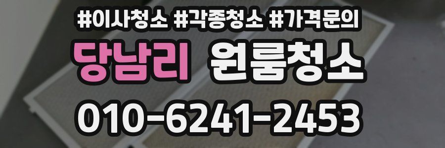 당남리 이사청소