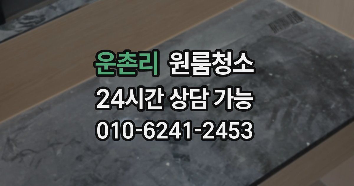 운촌리 입주청소