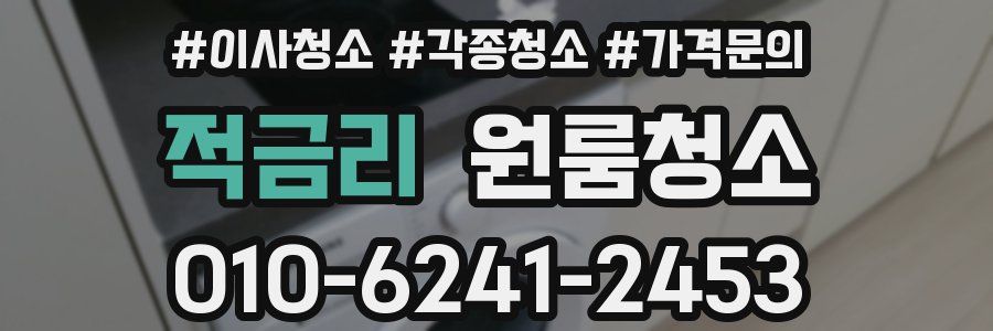 적금리 이사청소