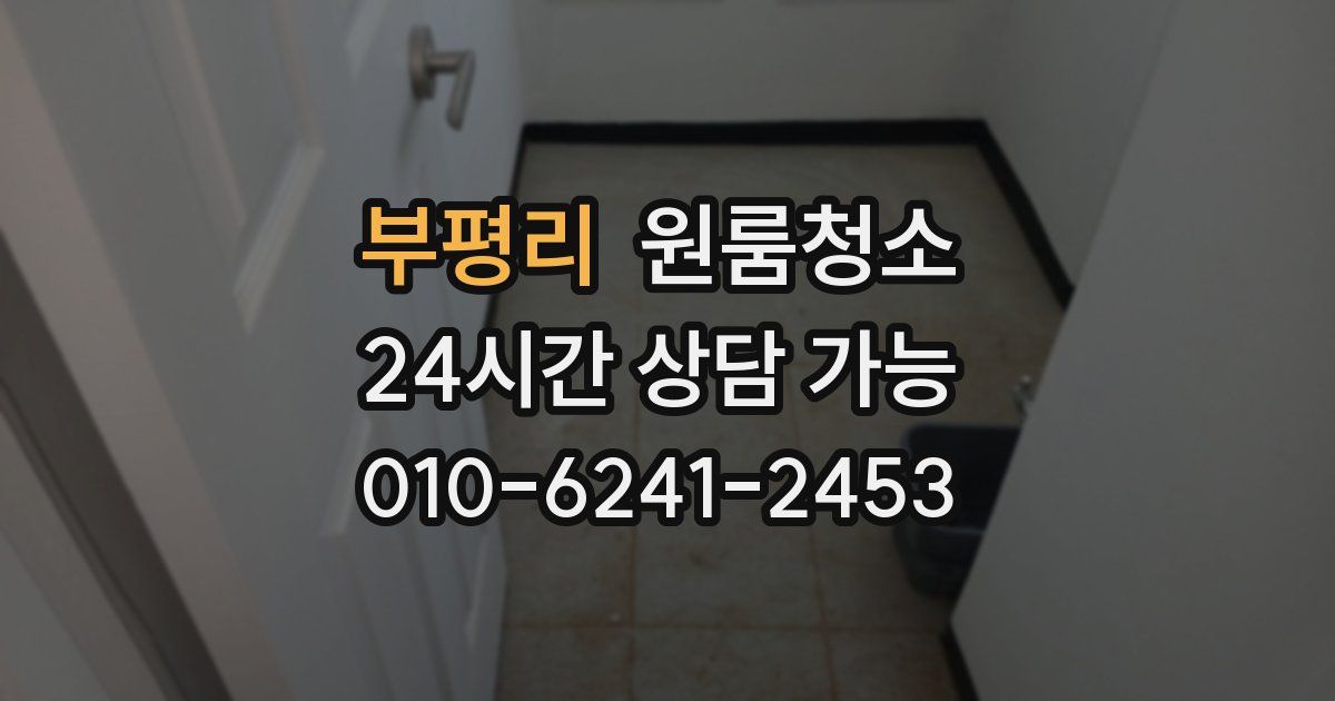 부평리 입주청소