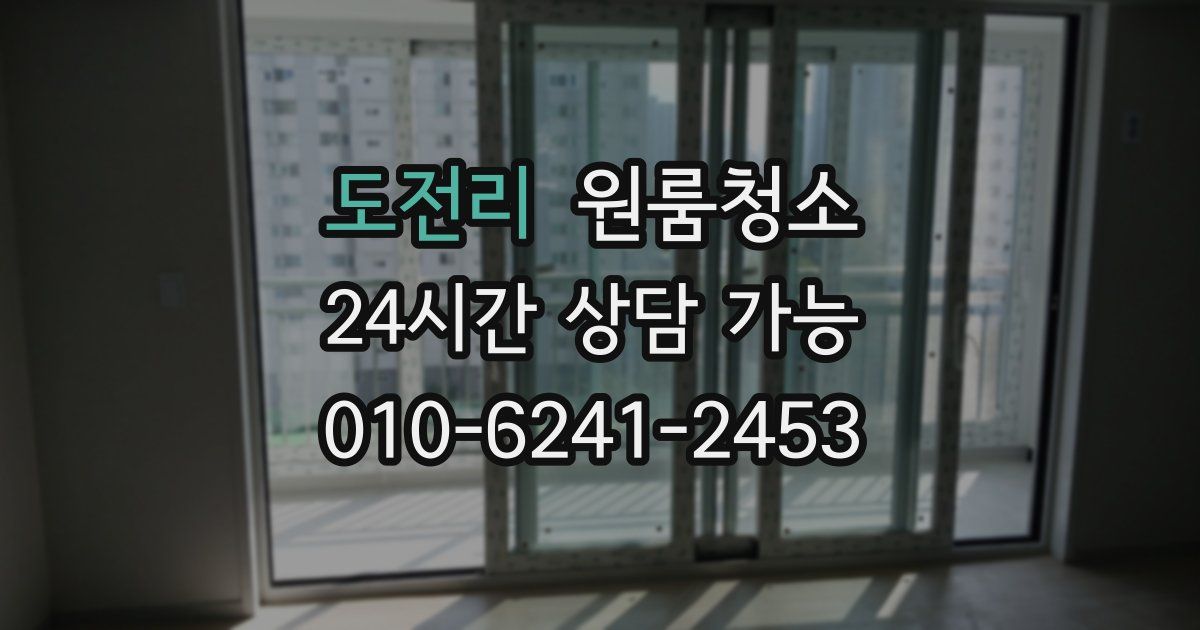 도전리 입주청소