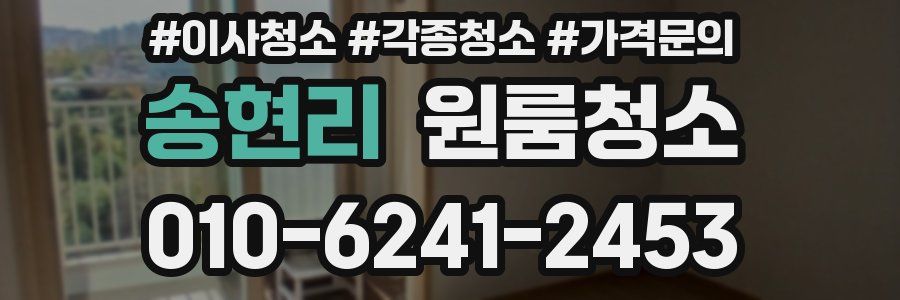 송현리 이사청소