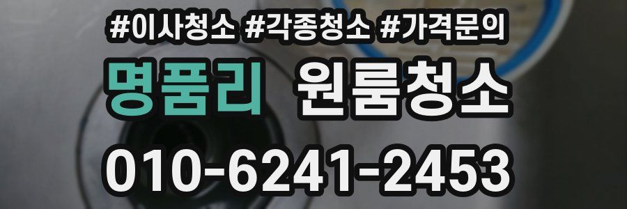 명품리 이사청소