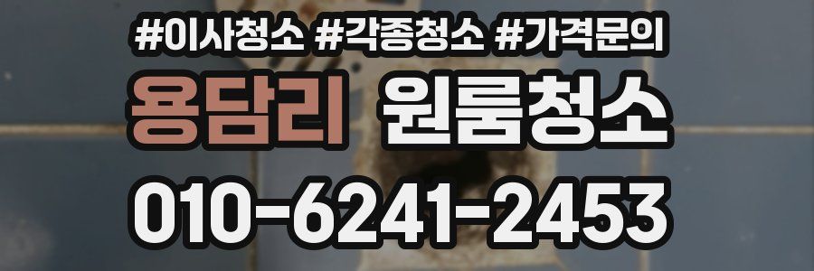 용담리 이사청소