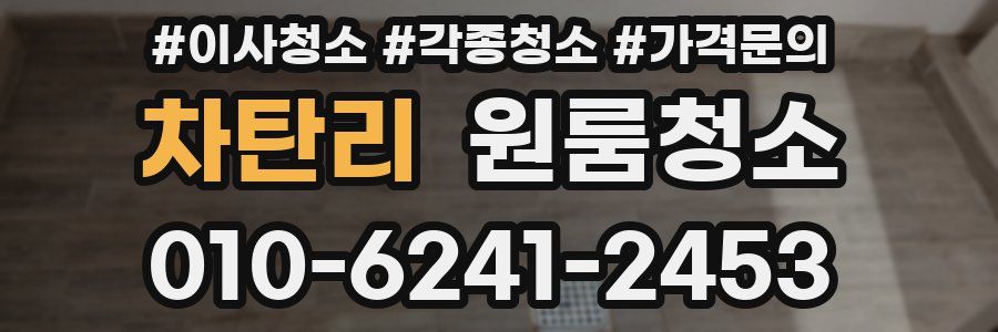 차탄리 이사청소