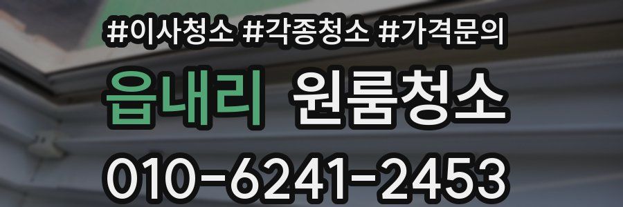 읍내리 이사청소