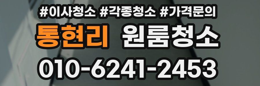 통현리 이사청소