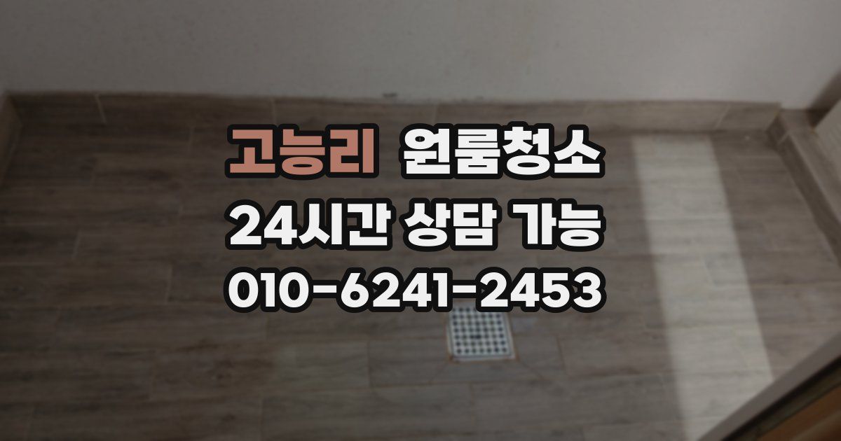 고능리 입주청소