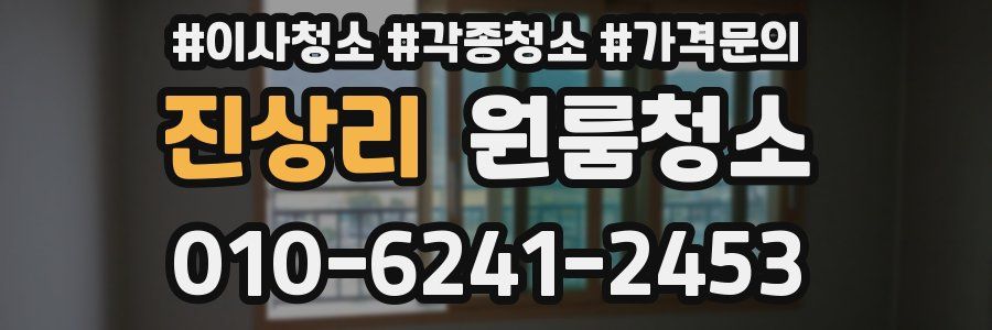 진상리 이사청소