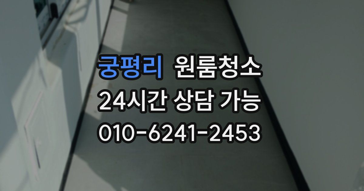 궁평리 입주청소