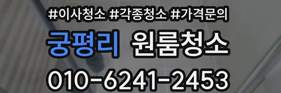 궁평리 이사청소