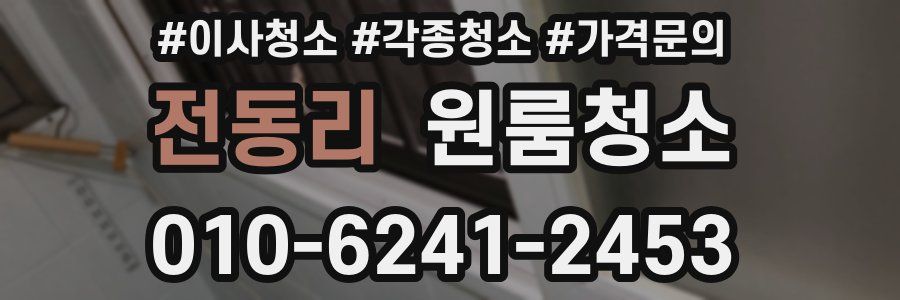 전동리 이사청소