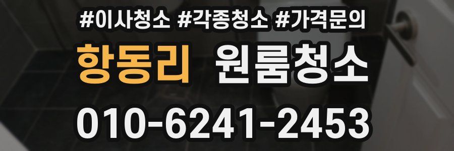 항동리 이사청소