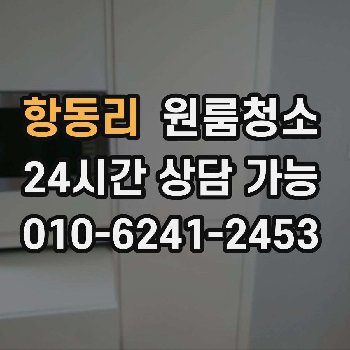 항동리 원룸청소