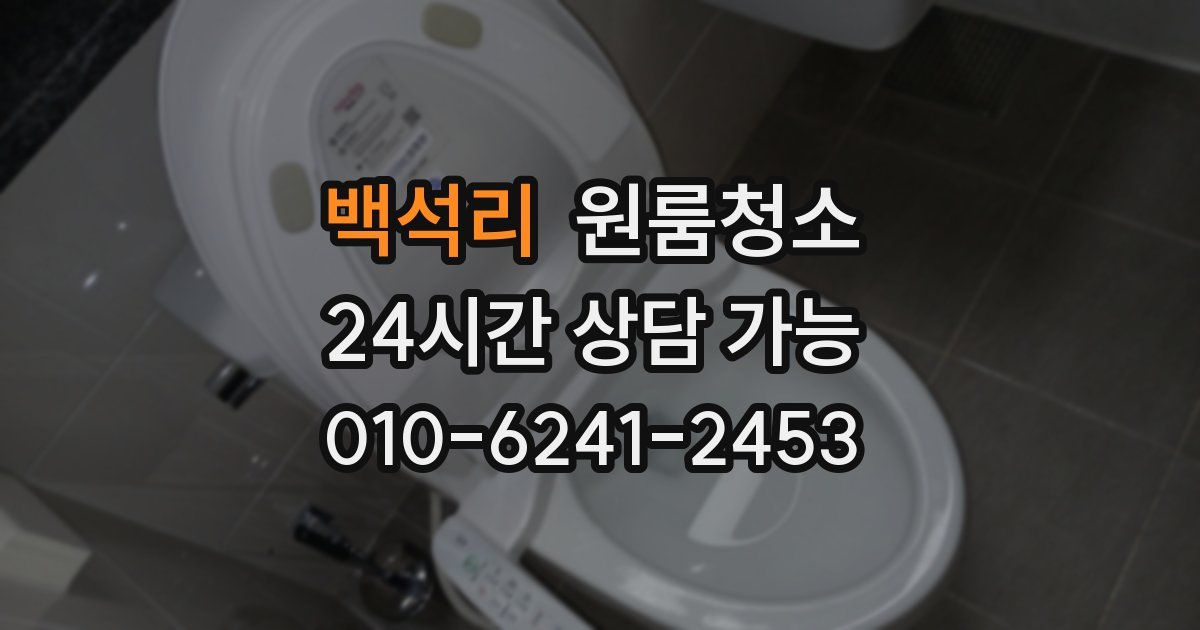 백석리 입주청소