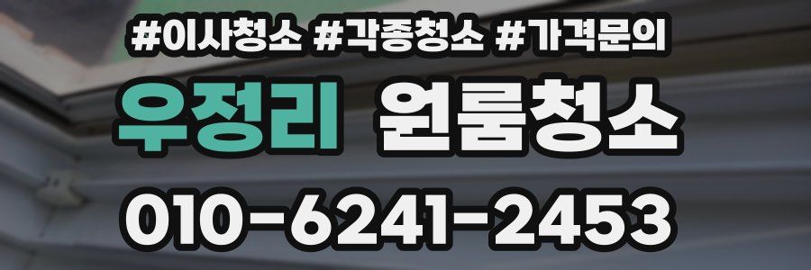 우정리 이사청소