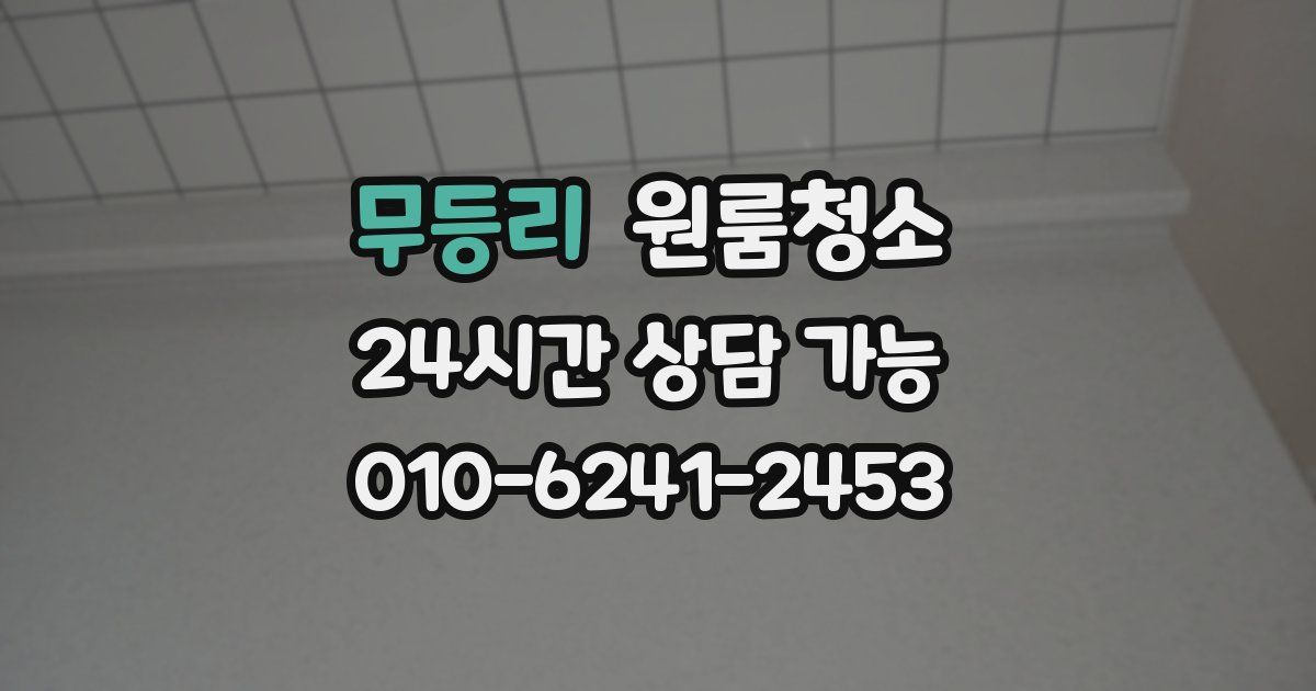 무등리 입주청소